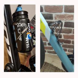 2 pçs ud ultraleve lado de fibra carbono mountain bike bicicleta estrada garrafa gaiola suporte garrafa água suporte copo água - Image 3