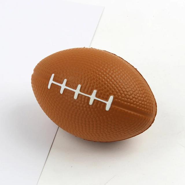 Espuma Sólida para Rugby com Grip: Brinquedo de Futebol para Alívio de Pressão e Liberação de Estresse