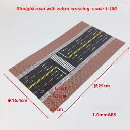 Modelo De Estrada Em Miniatura Para Construção, Mesa De Areia, Cena De Rua, Layout Materiais, Kit De Diorama, Escala N 1:144, 1Pc - Image 4