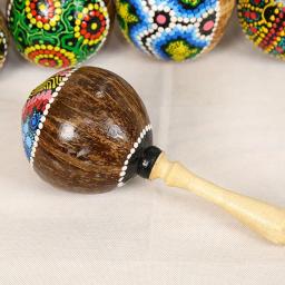 Educacional casca de coco areia martelo rumba abanador mão chocalho percussão instrumento musical brinquedo para crianças do miúdo jogos - Image 4