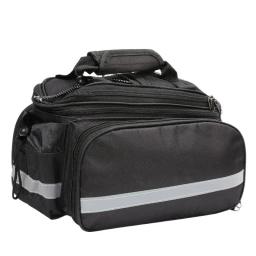 Bicicleta impermeável do banco traseiro Trunk Bag, Multi- Function Pack portátil, extensível Ciclismo Bagagem Pacote, Mochila de bicicleta - Image 1
