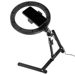 Conjunto completo de gravação Desktop e iluminação de vídeo, Overshoot Bracket, Live Broadcast Suporte Frame - Image 2