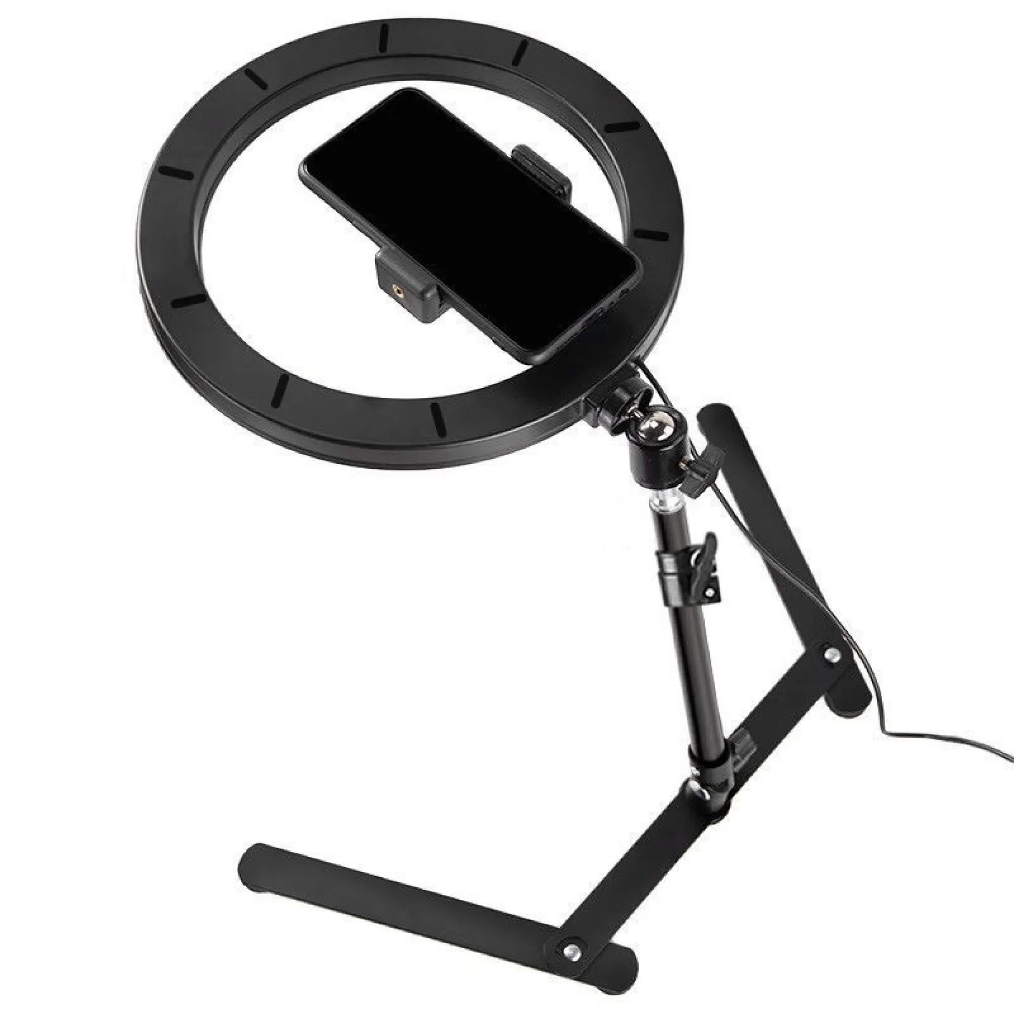 Conjunto completo de gravação Desktop e iluminação de vídeo, Overshoot Bracket, Live Broadcast Suporte Frame - Image 1