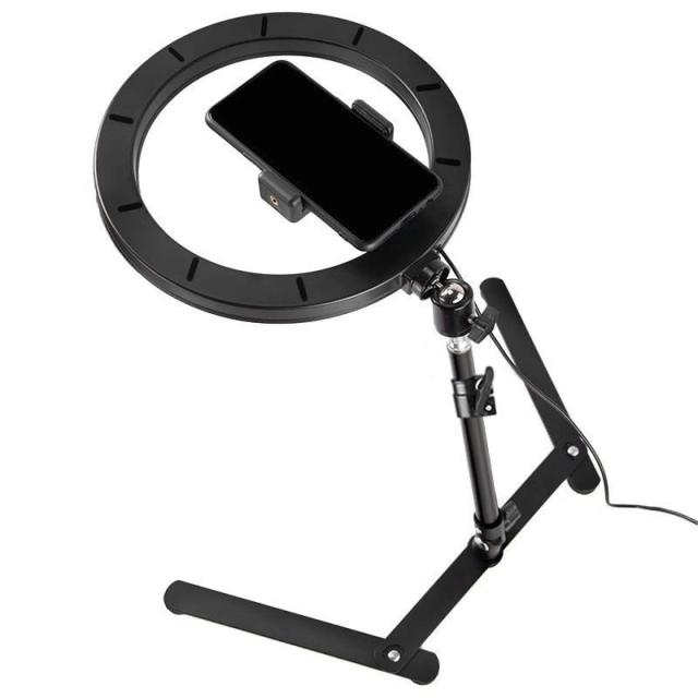 Sistema Profissional de Gravação e Iluminação para Desktop com Suporte para Transmissão Ao Vivo e Overshoot Bracket