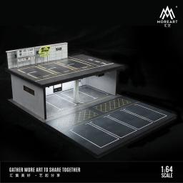 MoreArt Diorama de dois andares estacionamento garagem cena, 1:64, JDM No.86, lote - Image 6