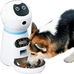 Aço inoxidável Inteligente Alimentador Automático Pet, Gravação de Voz, Tela LCD, Temporizador para Dog Food Bowl, Cat Food Dispenser, Pet Supplies, 3.5L - Image 6