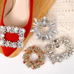 Destacável Rhinestone Sapato Clipe para DIY, Encantos do Salto, Fivela Decorações, Acessórios Jóias, Noiva, Novo, 2024, 1Pc - Image 2