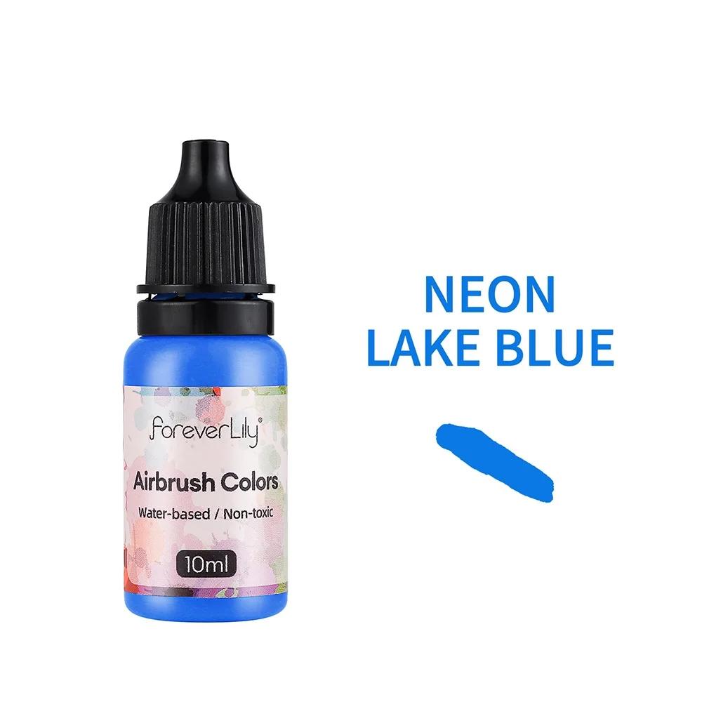 Airbrush Nail Ink, Airbrush Spray, Esmalte Arte Pintura Uso, Pigmento Tintas, Aerografia Kit, Manicure Tool, 12 Cores, 10ml - Image 1