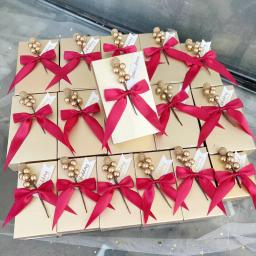 Caixa De Doces Embalagem Caixa De Presente, Caixas De Presente De Festa De Aniversário, Sacos De Papel, Suprimentos De Decoração De Festa De Evento, Venda Quente, 10Pcs - Image 2