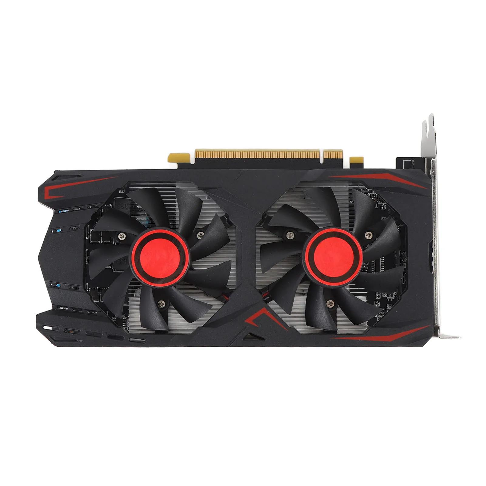 Placa gráfica 6GB GDDR5 Ventilador duplo de 192 bits PCIe 2.0 x16 Slot suporta DVI, VGA, HD Interfaces multimídia Placa gráfica para jogos - Image 1