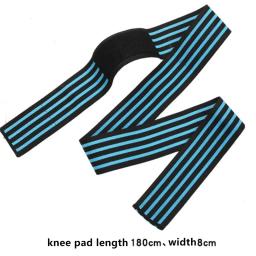 1 pçs homens fitness levantamento de peso joelho envolve esportes joelheiras agachamentos equipamentos de treinamento acessórios para ginásio 180*8cm - Image 6