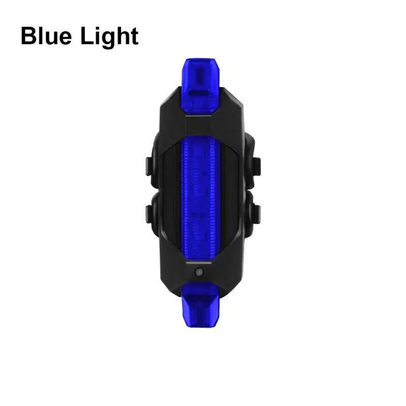 Led bicicleta luz da cauda usb recarregável mountain bike segurança aviso dianteiro e traseiro piscando luzes noite equitação acessórios - Image 1