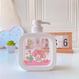 Sanrio portátil Squeeze Loção Garrafa, Body Wash, Lavagem das mãos, Fluido, Vazio, Olá Kitty, Melody, Kuromi, Cinnamoroll, Pochacoo, Sanrio - Image 6