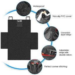 Waterproof Dog Car Seat Cover, Trunk Case, transportador, Travel Mat, Pad, transportadores, rede, pequeno, médio, cães grandes - Image 5