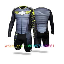 Patins industriais homens velocidade inline patinsuit de corrida ao ar livre macacão manga longa patinação terno roupas patinação rápida 2025 - Image 2
