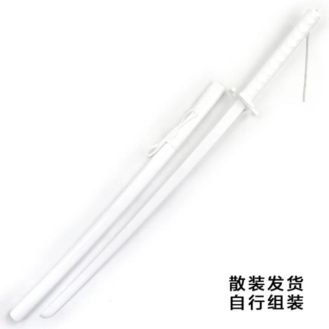 Espada Katana de Kurosaki Ichigo de Bleach, Lâmina de Madeira Preta Zangetsu, Acessório Decorativo para Cosplay e Colecionadores, Alta Qualidade