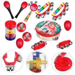 Instrumento musical plástico definido para bebé e crianças, brinquedos para crianças, 13 pcs - Image 5
