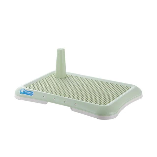 Treinamento Higiênico Portátil para Cães e Gatos: Bandeja de Penico Interior com Almofada Limpa Fácil para Filhotes e Cães Pequenos