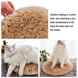 Suprimentos para animais de estimação do agregado familiar portátil macio pet fleece esteira gato almofada quente tapete térmico aquecimento elétrico - Image 2