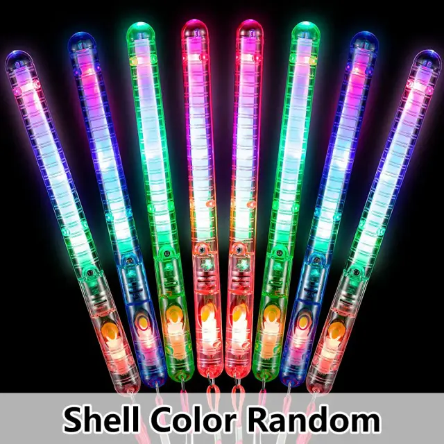 Varinhas Brilhantes com LED Multicolorido - 5 Peças para Festas e Concertos