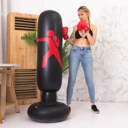 Saco boxe inflável autônomo, perfeito para boxe, karatê, kwon do, mma, muay thai, durável - Image 3