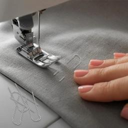 Aço inoxidável Costura U Pins, Quilting Fork Pins, Pins de bloqueio duplo, DIY Fabric Craft, 60Pcs - Image 5