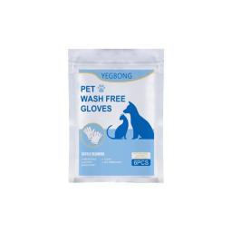 Luvas de Limpeza Descartáveis para Animais de Estimação, Sem Lavagem, Cães e Gatos, SPA, Suprimentos de Banho, Massagem, Tecido Não Tecido, Sem Lavagem, Toalhetes Macios para os Olhos, 6PCs - Image 6