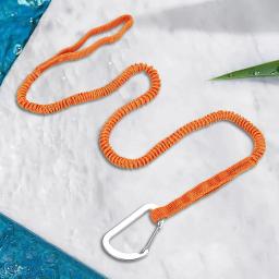 Ajustável Elastic Kayak Paddle Leash, Lanyard Rope, Fit para SUP, Caiaque, Passeios de barco, canoagem - Image 3