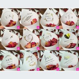 Cones de Confete para DIY, Cone De Casamento Personalizado, Cone De Folha De Ouro, Nome Personalizado e Data, Chuveiro De Noiva, Favor De Festa, 16x16cm, 20PCs - Image 4