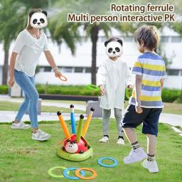 Máquina multifunções do exercício da joaninha, virola lançador do foguete, jogo do entretenimento dos esportes, brinquedo educativo ao ar livre, 3 em 1 - Image 4