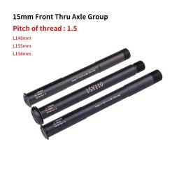 Ztto mtb bicicleta 12mm 15mm através do eixo da bicicleta de estrada eixo dianteiro traseiro espetos eixo da roda hub eixo 15x100 12x142 12x100 12x148 15x110 - Image 4
