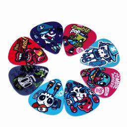 Soach-palhetas de guitarra de alta qualidade, dois lados, graffiti, esqueleto, brincos, acessórios para guitarra, 0.46/0.71/1.0mm, 10 peças - Image 6