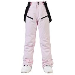 Inverno ao ar livre calças de snowboard homens e mulheres calças de neve quentes inverno quente engrossado calças de esqui branco S-XXL - Image 4