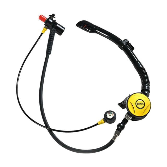 Conjunto Regulador de Mergulho com Tubo e Acessórios Práticos para Iniciantes e Adultos, Capacidade de 2 Litros