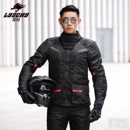 Impermeável moto jaqueta e calças terno, roupas motocross equitação, engrenagem protetora, moto, moto, inverno - Image 3