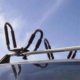 Universal Car Kayak Telhado Rack, se Fits para Canoa, Ski Board, Transportador de caminhão, remo, barco, Surf, Top, 2pcs - Image 2