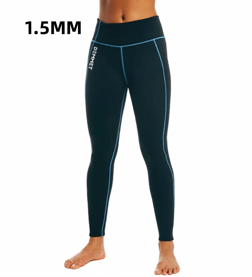 Homens mulheres wetsuit calça 1.5mm/3mm neoprene para mergulho surf mergulho inverno maiô manter calças quentes dropship - Image 1