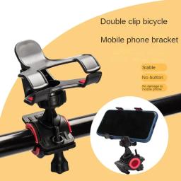 1 pçs suporte do telefone celular universal microfone suporte de bicicleta motor suporte do telefone para telefones inteligentes peças instrumento elétrico - Image 1