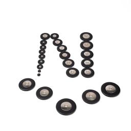 Mugig-Durável Saxofone Alto Pads, Peças de Reparo Sax, Acessórios Soprano Tenor, Preto, 25pcs - Image 2