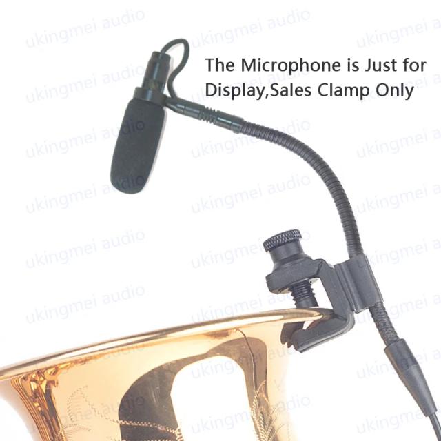Microfone Condensador Universal com Suporte Fixo para Shure, Saxofone e DPA 4099