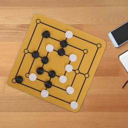 9 peças tabuleiro de xadrez morris família diversão estratégia de borracha para crianças mouse pad portátil mesa reunião festival presente engraçado - Image 4