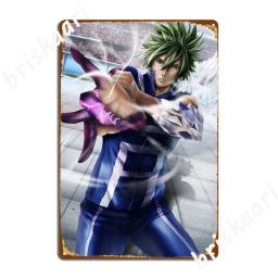 Poster da placa do metal de deku mha engraçado placas clube barra parede caverna estanho cartazes - Image 2