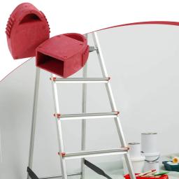 2 peças de tampas de escada de extensão botas de escada tampas superiores de escada - Image 1