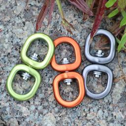 1PC Carabiner Profissional Alumínio Segurança Master Lock C Rotating Ring Montanhismo Protective Equipment Acessórios ao ar livre - Image 2