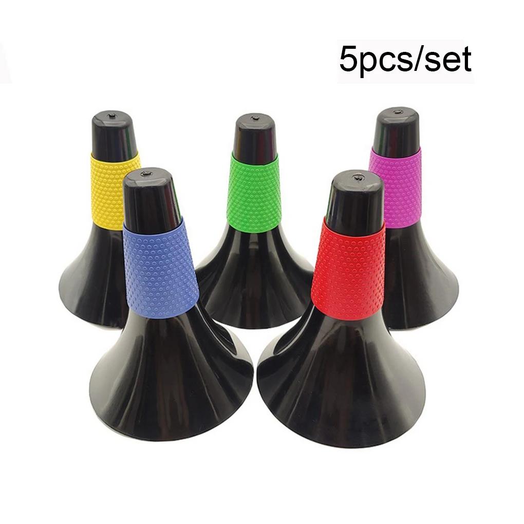 Cone Exercício Profissional, Equipamento de Marcador Bucket, Basquete, Voleibol, Jogo, Cones Praticando, Pacote de 5 - Image 1