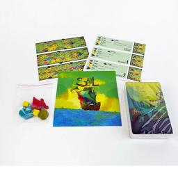 Conjunto de cartas de jogo de tabuleiro em inglês SAIL, jogo noturno de festa com estilo alemão, cooperação de dois jogadores e pilha de comer - Image 2