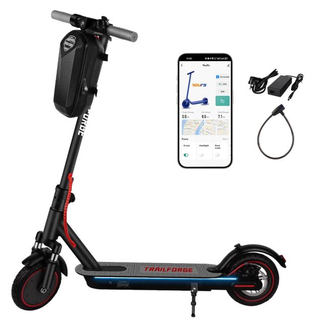 TRAILFORGE Scooter Elétrica 500W 10.4Ah 35km/h Alcance 40km