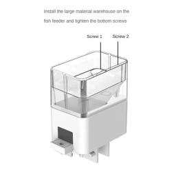 Alimentador Automático de Peixes com Controle Remoto Alimentador de Alta Tecnologia, Grande Capacidade, Vária Capacidade, Tanque Ornamental - Image 4