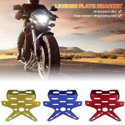 Alumínio Universal License Plate Holder, Suporte de montagem ajustável, Registro Número Plate Cover, Moto Peças - Image 3