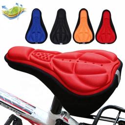 Mountain Bike 3D Saddle Cover, Grosso Respirável, Super Macio, Almofada do assento de bicicleta, Silicone Sponge Gel, Acessórios de bicicleta - Image 2